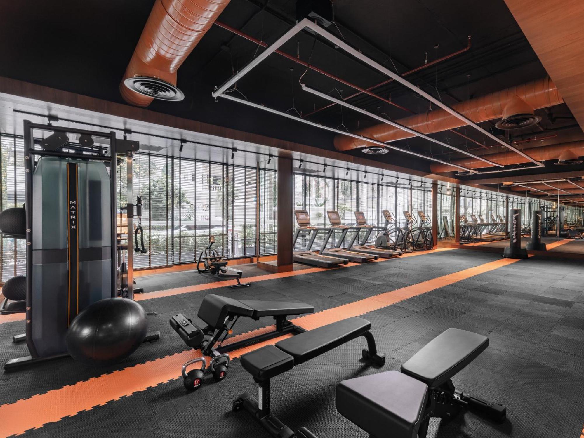 Nysa Hotel Bangkok Sukhumvit 11 Εξωτερικό φωτογραφία The gym at the hotel